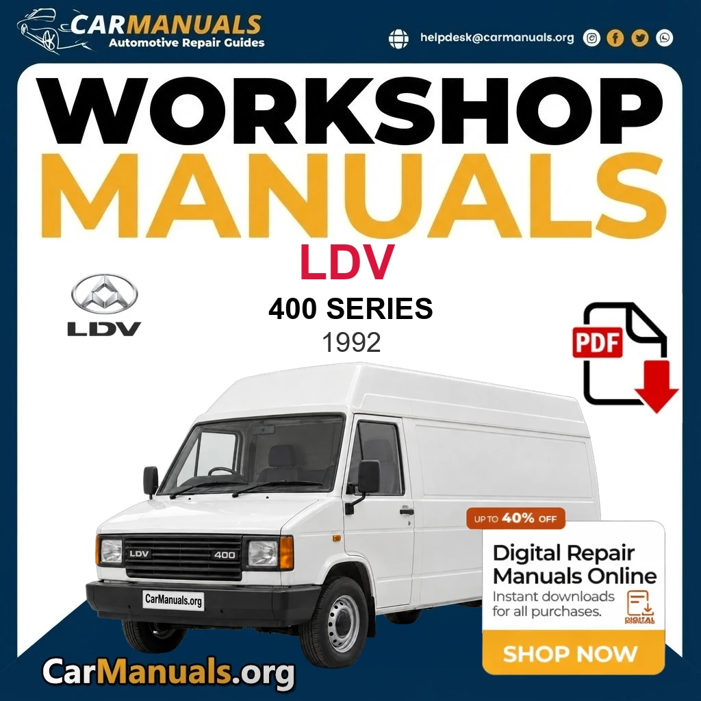 LDV 400 Series 1992 Workshop Manual