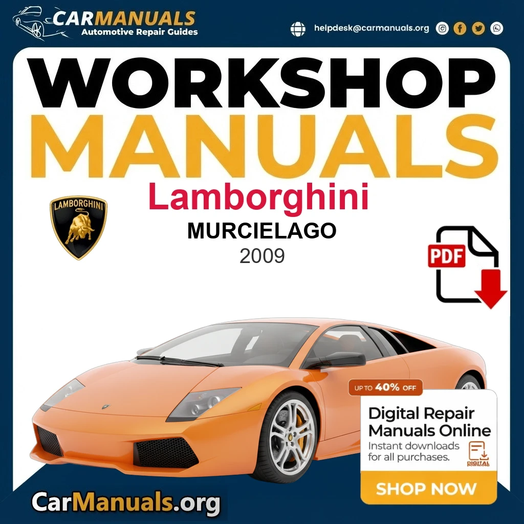 Lamborghini Murcielago 2009 Workshop Manual